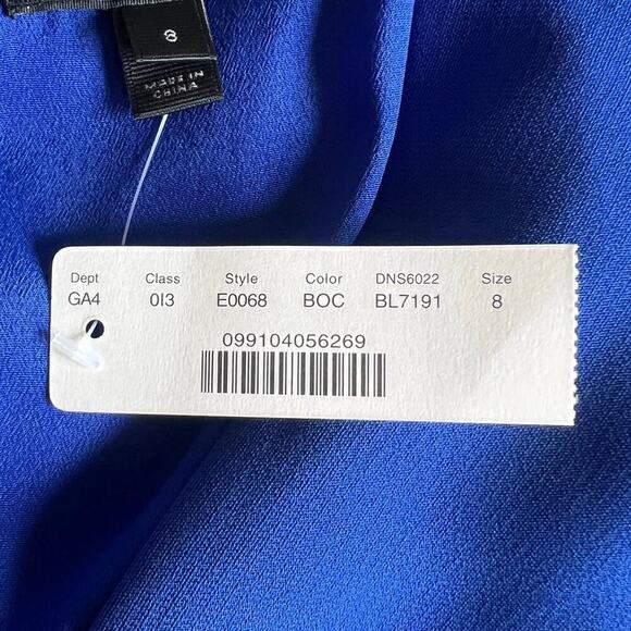 J.Crew Women’s Fit and Flare Cobalt Blue Dress Size 8 NWT - Picture 7 of 11